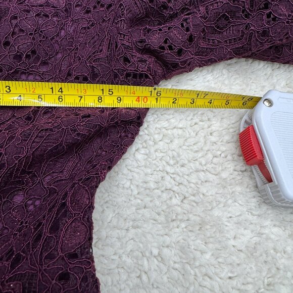 Free People Honey Honey Lace LS Mini Dress Women's Side Zip, Size 2 NWOT - Picture 9 of 9